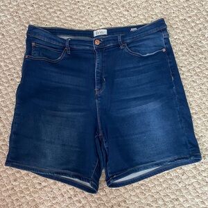 Nicole Miller Dark Blue Jean Shorts